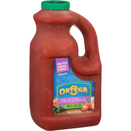 ORTEGA Ortega Thick & Chunky Mild Salsa 1 gal. Jar, PK4 780743